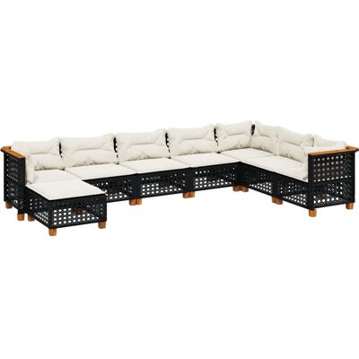 vidaXL 8-Tlg. Garten-Sofagarnitur - Langlebig, UV-beständig, Modulär vidaXL 8-Tlg. Garten-Sofagarnitur - Langlebig, UV-beständig, Modulär