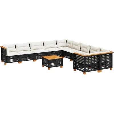 VidaXL Outdoor Möbelset - Langlebiger PE Rattan, Mit Kissen VidaXL Outdoor Möbelset - Langlebiger PE Rattan, Mit Kissen