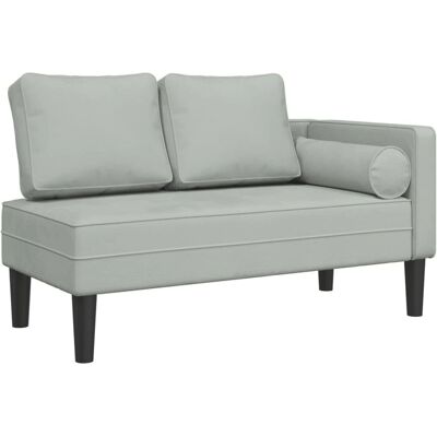 Canapé Vidaxl Velours Gris Modèle 616478 - Publicité Canapé Vidaxl Velours Gris Modèle 616478 - Publicité