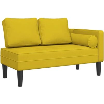 Vidaxl - Canapé-Lit avec Coussins en Velours Jaune - 384281 - Publicité Vidaxl - Canapé-Lit avec Coussins en Velours Jaune - 384281 - Publicité