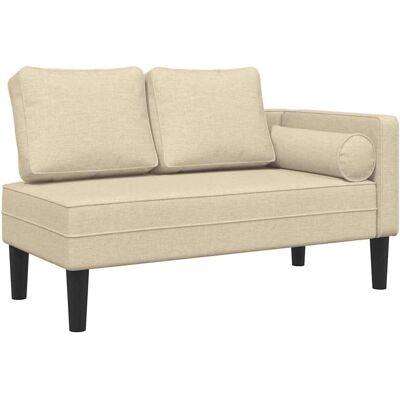 vidaXL Chaiselongue - Høj elasticitet skum - Creme - Chaiselongue vidaXL Chaiselongue - Høj elasticitet skum - Creme - Chaiselongue