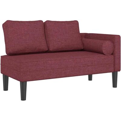 vidaXL Vino Rød Stoff-Chaise Lounge - Chaise Longue vidaXL Vino Rød Stoff-Chaise Lounge - Chaise Longue