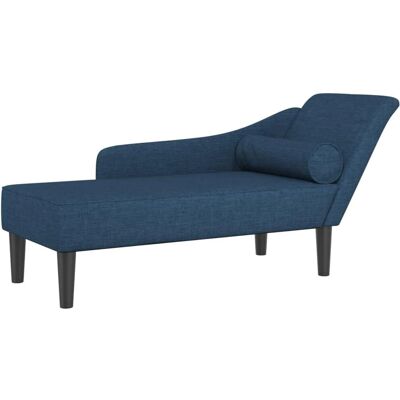 VIDAXL Blå Velour Longue - Sofa VIDAXL Blå Velour Longue - Sofa