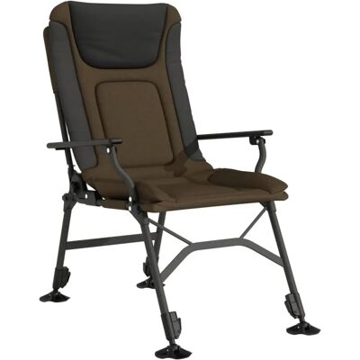 Chaise de Pêche vidaXL Taupe - Pliable, Accoudoirs, Durable - Publicité Chaise de Pêche vidaXL Taupe - Pliable, Accoudoirs, Durable - Publicité