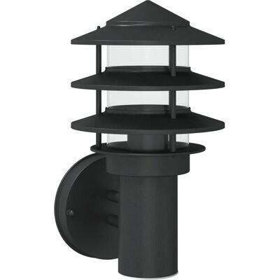 vidaXL Schwarze Edelstahl Außenwandleuchte - Wandleuchte vidaXL Schwarze Edelstahl Außenwandleuchte - Wandleuchte