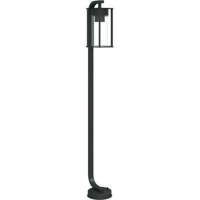 vidaXL Außenbodenlampe Schwarz 100 cm Edelstahl - Stehlampe vidaXL Außenbodenlampe Schwarz 100 cm Edelstahl - Stehlampe