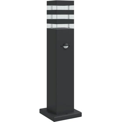 vidaXL Außenbodenlampe mit Sensor, Wetterfest, Schwarz, 50cm vidaXL Außenbodenlampe mit Sensor, Wetterfest, Schwarz, 50cm
