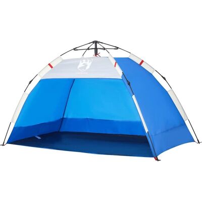 vidaXL Strandtent 2 Personen Azure Blauw Snelle Ontluchting - Strandtent vidaXL Strandtent 2 Personen Azure Blauw Snelle Ontluchting - Strandtent