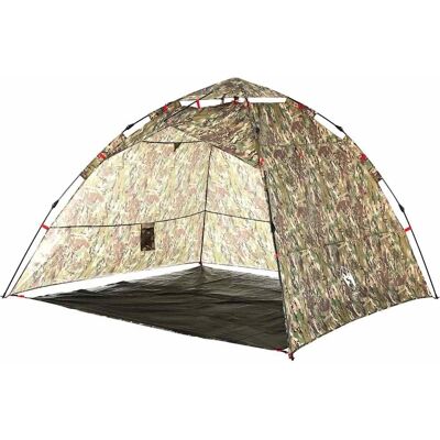 Tente de Pêche vidaXL 4 Personnes Camouflage - Imperméable, Résistante au Vent - Publicité Tente de Pêche vidaXL 4 Personnes Camouflage - Imperméable, Résistante au Vent - Publicité