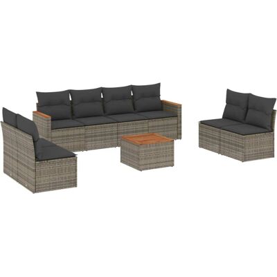 VidaXL Gartenmöbel-Set - Beige, Modular, UV-beständig VidaXL Gartenmöbel-Set - Beige, Modular, UV-beständig
