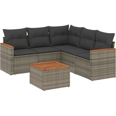 vidaXL Gartenmöbel Set - Beige - 6-teilig vidaXL Gartenmöbel Set - Beige - 6-teilig