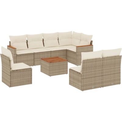 vidaXL Gartenmöbel-Set - Langlebiges Poly rattan, Modulares Design vidaXL Gartenmöbel-Set - Langlebiges Poly rattan, Modulares Design