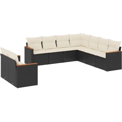 vidaXL Gartenmöbel-Set - Schwarz - Lounge mit Stauraum vidaXL Gartenmöbel-Set - Schwarz - Lounge mit Stauraum