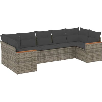 vidaXL Gartenmöbelset - Modulares Sofa mit Kissen vidaXL Gartenmöbelset - Modulares Sofa mit Kissen