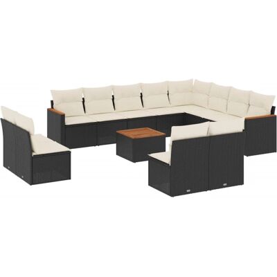 vidaXL Gartenmöbel-Set - Langlebiger Rattan - Wasserdichter Stauraum vidaXL Gartenmöbel-Set - Langlebiger Rattan - Wasserdichter Stauraum