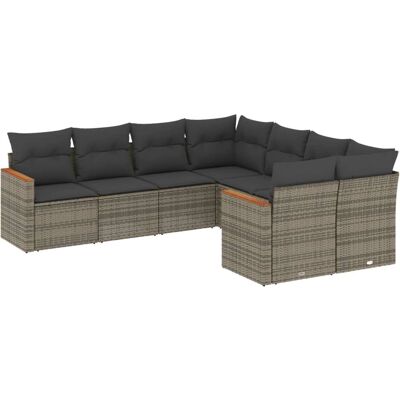 VidaXL 3258959 Gartenmöbelset - Grau UV-beständig VidaXL 3258959 Gartenmöbelset - Grau UV-beständig