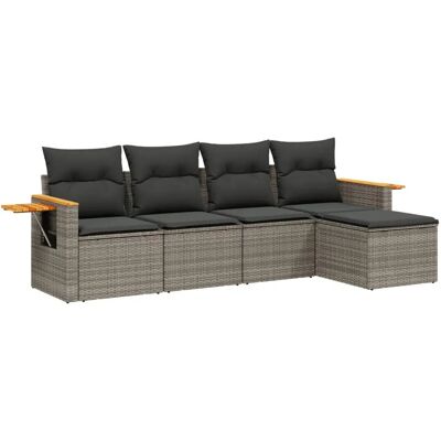 VidaXL 3259162 Gartenset - Beige - Garten-Sofagruppe & Tisch VidaXL 3259162 Gartenset - Beige - Garten-Sofagruppe & Tisch