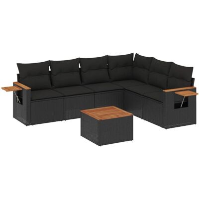 VidaXL Beiges Outdoormöbel-Set - Modulares, UV-beständig VidaXL Beiges Outdoormöbel-Set - Modulares, UV-beständig