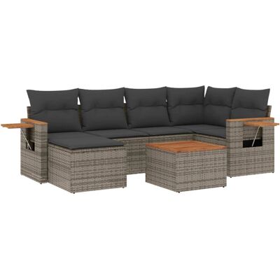 vidaXL Gartenset - Modular, Wasserfeste Kissen - Terrassensofa vidaXL Gartenset - Modular, Wasserfeste Kissen - Terrassensofa
