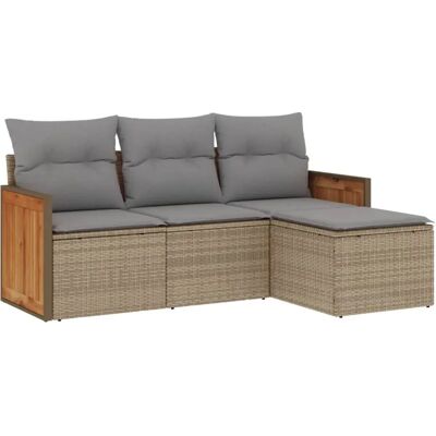 vidaXL Gartenset - Wetterfestes Rattan - Modulares Design vidaXL Gartenset - Wetterfestes Rattan - Modulares Design