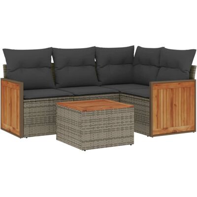 VidaXL Outdoormöbel-Set - Langlebiges PE Rattan, Modulares Design VidaXL Outdoormöbel-Set - Langlebiges PE Rattan, Modulares Design