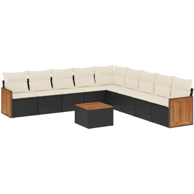 VidaXL Gartenset - Beige Kissen, Modulares Design - Outdoor Furniture Set VidaXL Gartenset - Beige Kissen, Modulares Design - Outdoor Furniture Set