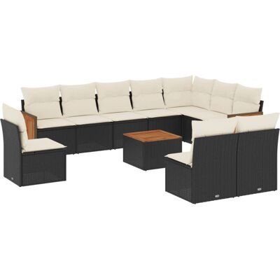 vidaXL Gartenmöbel-Set - Beige, Modular, Witterungsbeständig vidaXL Gartenmöbel-Set - Beige, Modular, Witterungsbeständig