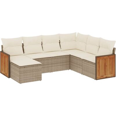 vidaXL Beiges Modulares Gartenset vidaXL Beiges Modulares Gartenset