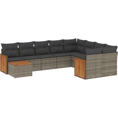 VidaXL Gartenset - Langlebiges PE-Rattan - Modulares Design VidaXL Gartenset - Langlebiges PE-Rattan - Modulares Design