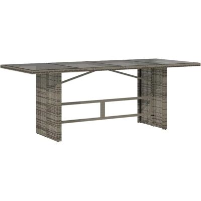 Vidaxl Gartenmöbel-Set - 9 Teile mit Kissen - Grau Vidaxl Gartenmöbel-Set - 9 Teile mit Kissen - Grau