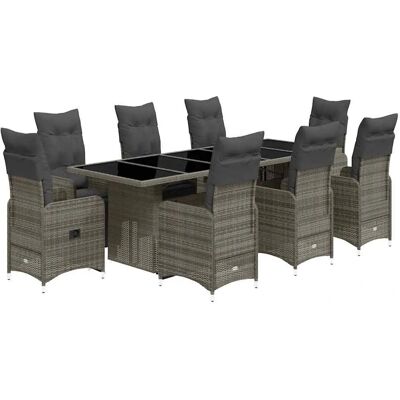 Vidaxl Gartenset - 9 Teile mit Kissen Vidaxl Gartenset - 9 Teile mit Kissen