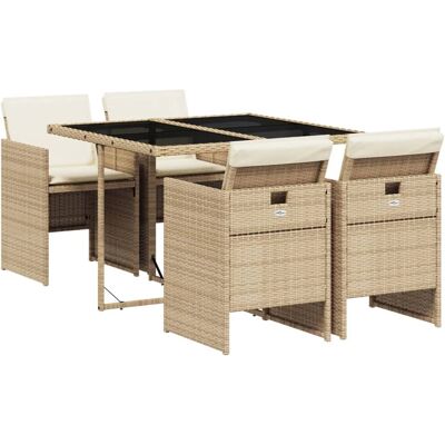 VidaXL Gartenmöbel Set - 5-teilig mit Kissen VidaXL Gartenmöbel Set - 5-teilig mit Kissen