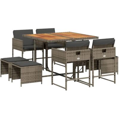 VidaXL Gartenmöbel-Set - Strapazierfähiger PE Rattan - Elegantes Design VidaXL Gartenmöbel-Set - Strapazierfähiger PE Rattan - Elegantes Design