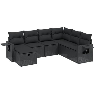 VidaXL Gartenmöbel-Set - Langlebiges PE-Rattan, 8-tlg. VidaXL Gartenmöbel-Set - Langlebiges PE-Rattan, 8-tlg.