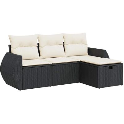 VidaXL Outdoor Möbel Set - Modulares Wetterfestes Polyrattan - 4-teilig VidaXL Outdoor Möbel Set - Modulares Wetterfestes Polyrattan - 4-teilig