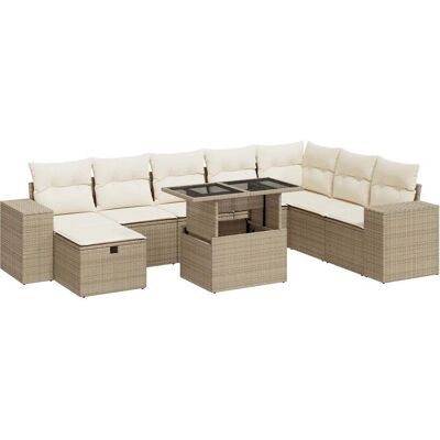 vidaXL 3275348 Gartenmöbel-Set - Garten-Sofagarnitur mit Kissen vidaXL 3275348 Gartenmöbel-Set - Garten-Sofagarnitur mit Kissen