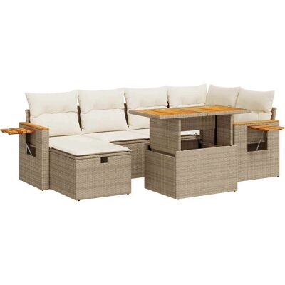 VidaXL Gartenmöbel-Set - Langlebiges, Modulares Gartensofa VidaXL Gartenmöbel-Set - Langlebiges, Modulares Gartensofa