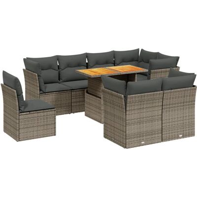 VidaXL Außenmöbelset - Modernes Gartensofa-Set VidaXL Außenmöbelset - Modernes Gartensofa-Set