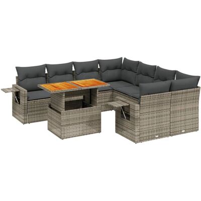 VidaXL Gartenmöbel-Set - Robustes Poly Rattan VidaXL Gartenmöbel-Set - Robustes Poly Rattan