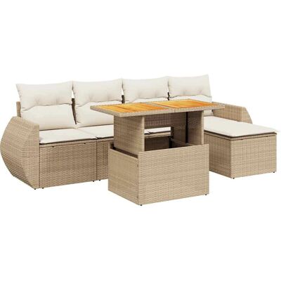 VidaXL 3272171 Gartenmöbel-Set - Beige - Sofa-Set VidaXL 3272171 Gartenmöbel-Set - Beige - Sofa-Set