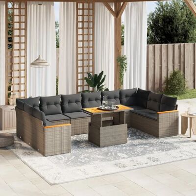 vidaXL Outdoor Möbelset - Grau vidaXL Outdoor Möbelset - Grau