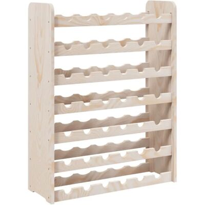 vidaXL Vinreol 67,5x25x87 cm Massivt fyrretræ Brun - Vinreol vidaXL Vinreol 67,5x25x87 cm Massivt fyrretræ Brun - Vinreol