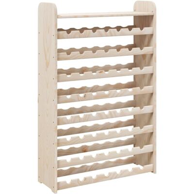 vidaXL Weinregal 72,5x25x111,5 cm aus massivem Kiefernholz mit Oberplatte - Weinschrank vidaXL Weinregal 72,5x25x111,5 cm aus massivem Kiefernholz mit Oberplatte - Weinschrank