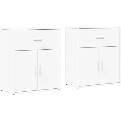 vidaXL 3276546 Weiß Engineered Wood Sideboard - Sideboard vidaXL 3276546 Weiß Engineered Wood Sideboard - Sideboard