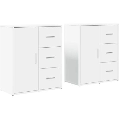 vidaXL 3276553 Weiße Konstruktionsholz Sideboard - Sideboard vidaXL 3276553 Weiße Konstruktionsholz Sideboard - Sideboard