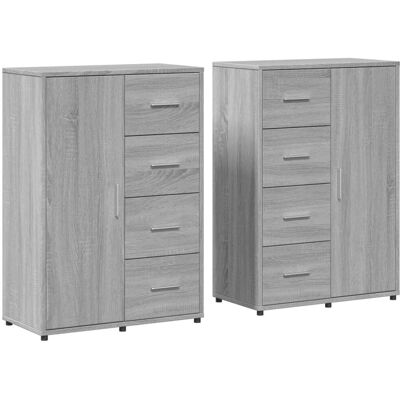 vidaXL 3276593 Graues Sonoma Sideboard - Sideboard/Buffet vidaXL 3276593 Graues Sonoma Sideboard - Sideboard/Buffet
