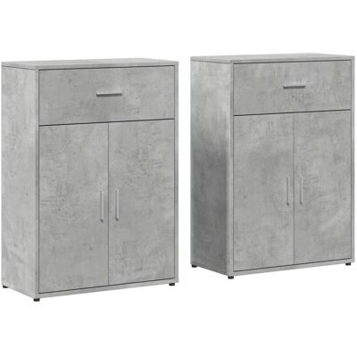 VidaXL 3276598 Moderner Beton Grau Sideboard - Sideboard VidaXL 3276598 Moderner Beton Grau Sideboard - Sideboard