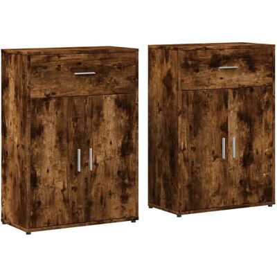 vidaXL 3276599 modernes rauch Eichen Sideboard - Sideboard vidaXL 3276599 modernes rauch Eichen Sideboard - Sideboard