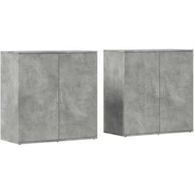vidaXL 3276605 Betongrau Sideboard - Sideboard vidaXL 3276605 Betongrau Sideboard - Sideboard