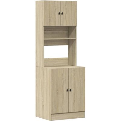 vidaXL Armoire de Cuisine Chêne Sonoma 60x50x180 cm - Rangement - Publicité vidaXL Armoire de Cuisine Chêne Sonoma 60x50x180 cm - Rangement - Publicité